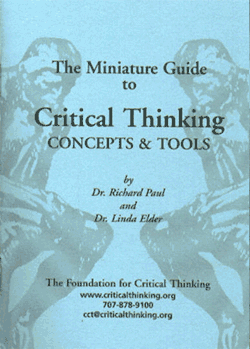 the miniature guide to critical thinking