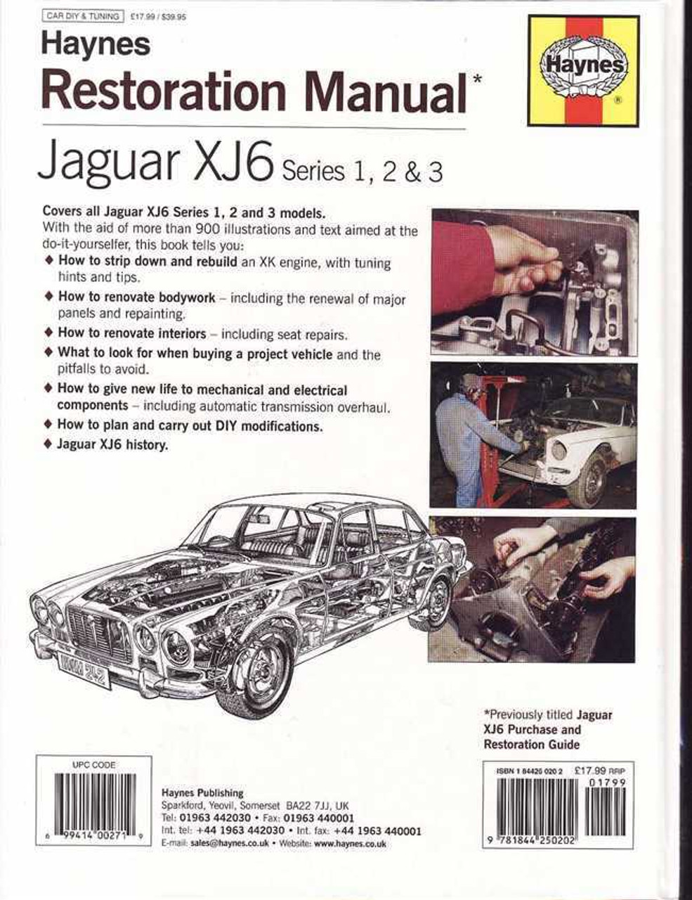 old jaguar xj6 restoration manual