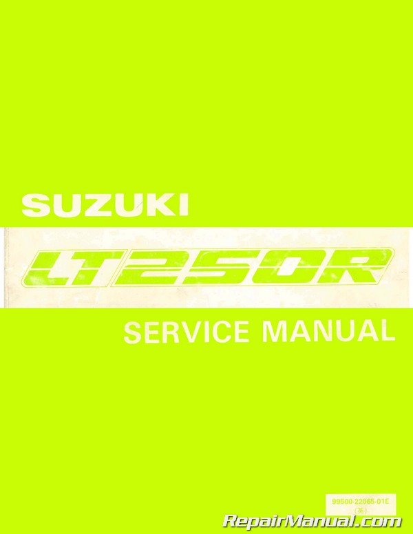 suzuki lt250 quadrunner service manual