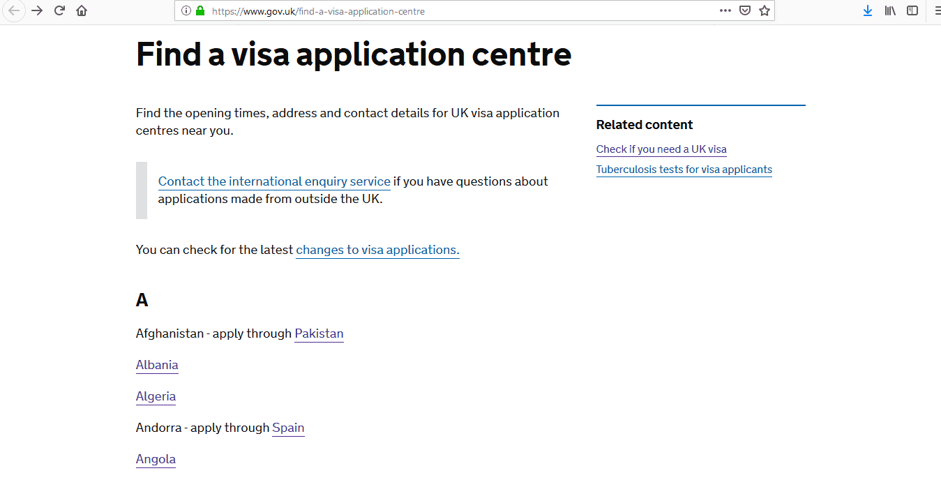 uk visa application requirements
