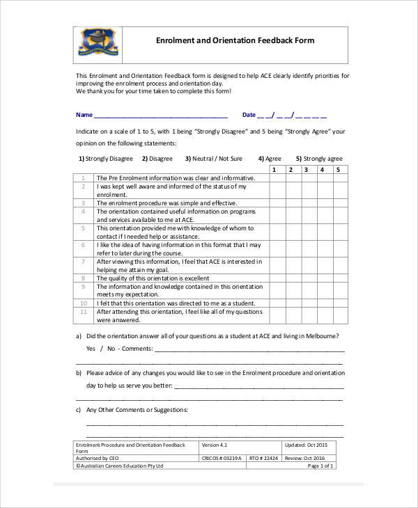 new employee orientation program sample pdf