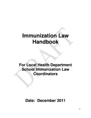 online immunisation handbook