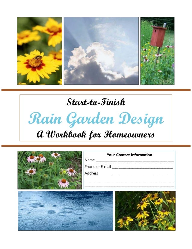 rain garden design manual