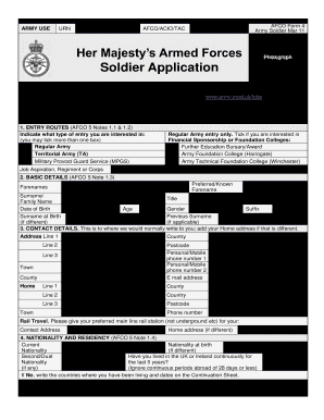 recruitment application form pdf